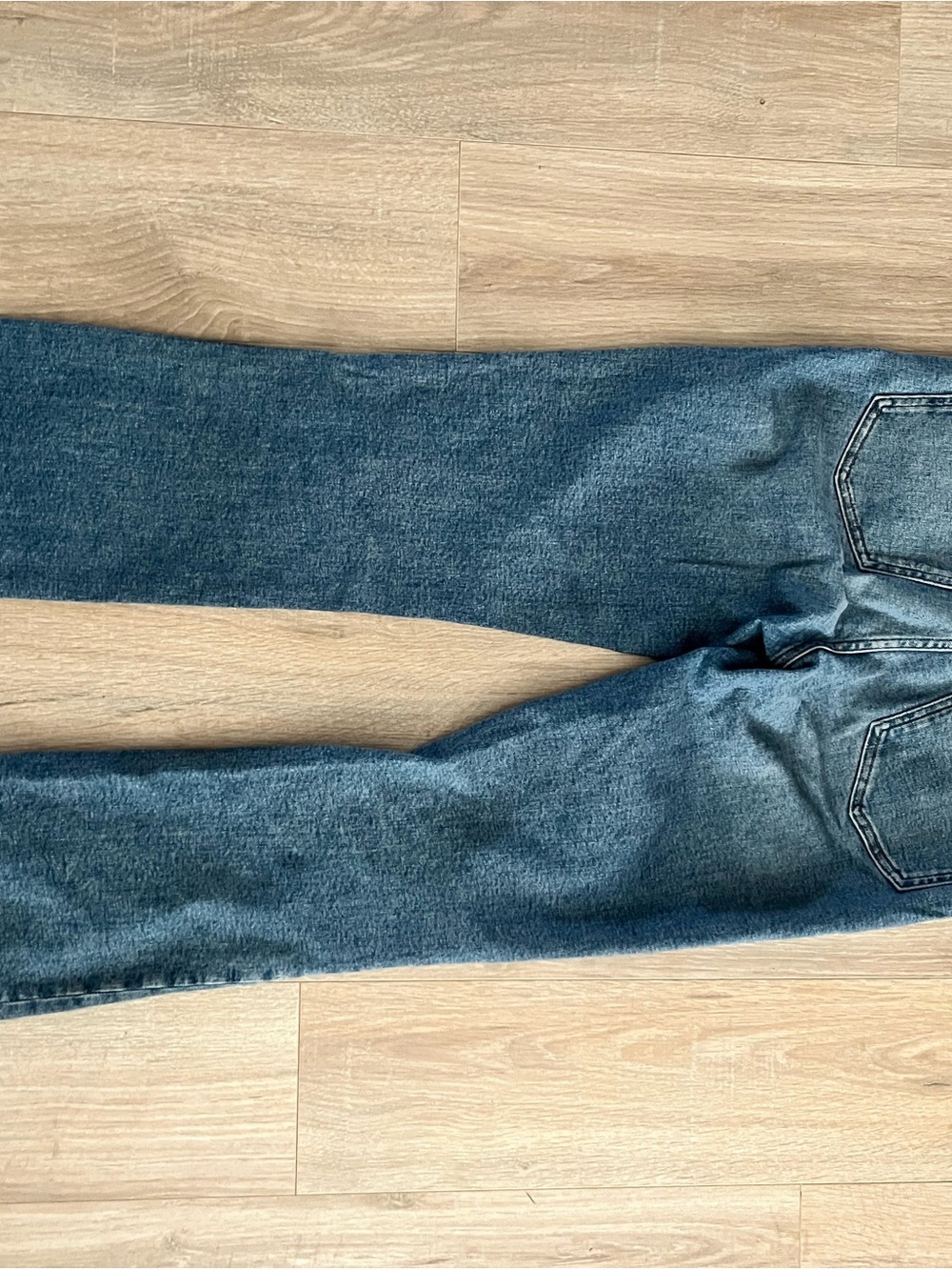 Madewell Women’s Tall Kick Out Crop Jeans Oneida Wash Super Stretch - Size 27T - Picture 9 of 10